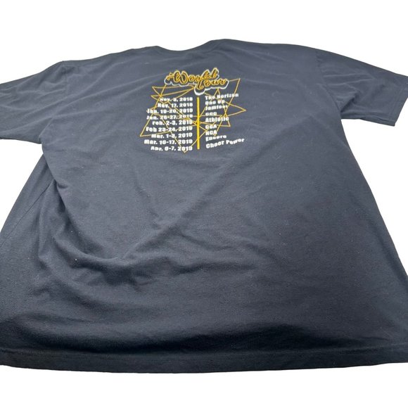 World Elite Season 2 Mens Size XXL Short Sleeve Concert Tee Shirt Black Preowned - Picture 2 of 12